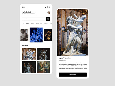 App for lovers of art art app art mobile app design artist app design figma italy app mo product desin travel app ui user experience design user interface design ux vector