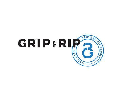 Grip And Rip Logo crossfit fitness gr icon logo logo icon