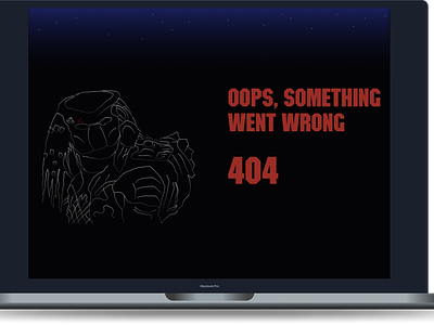 Daily UI (8) 404 page