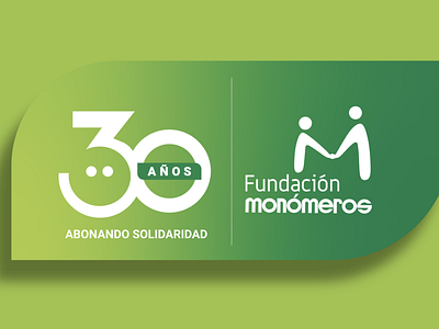 Diseño de logo 30 años Fundación Monómeros