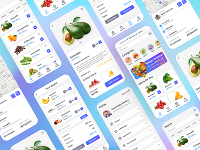 Grocery Store App android app app design design grocery store ios mobile ui ux