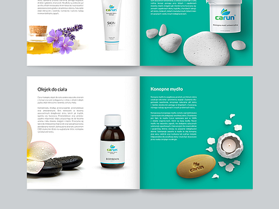 Spa brochure catalog folder massage minimal pharmacy print spa