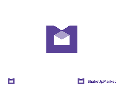 M + Mail marketing company emailing campaign envelope envelope logo identity logo logo design m logo mail mail logo e mail marketing simple