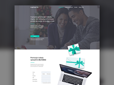 Minisite #01 clean e mail e mail marketing mail minisite one page site onepage present website