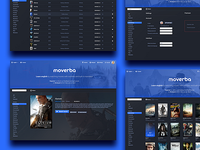 Moverba - Web design