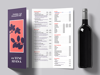 Wine Menu