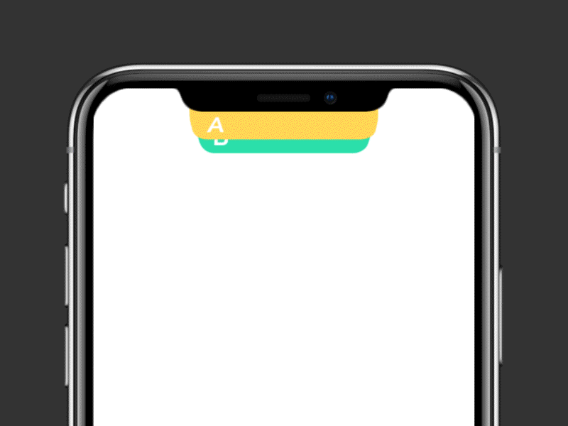 iPhone X Search animation contact book contacts interaction ios iphone x list phone ui