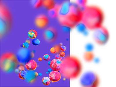 Color experiment bubbles color colorful experiment ink paint sweet