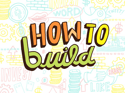 HOW TO BUILD hand lettering lettering typography