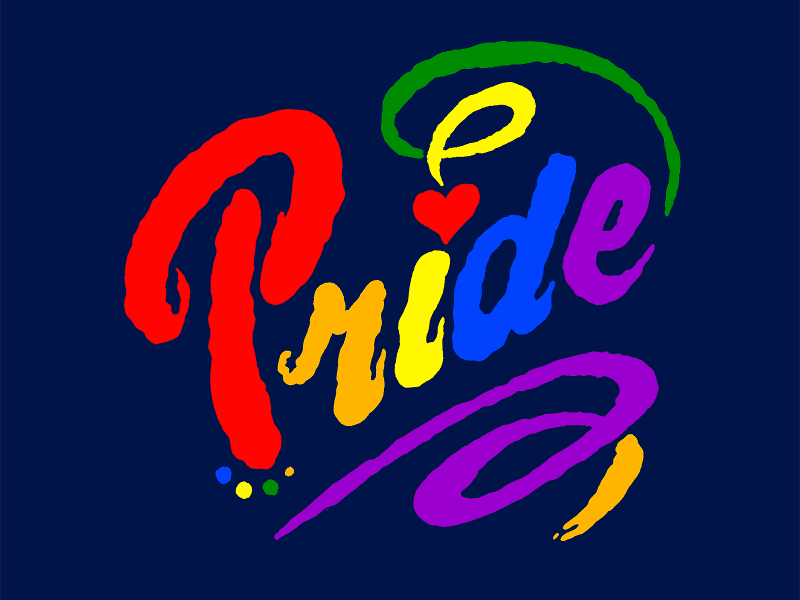 PRIDE animated gif animated lettering hand lettering lettering typography