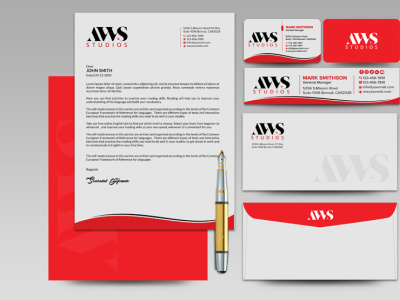 I will design business card, letterhead, all stationery items.