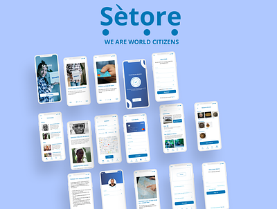 Setore app design ui uiux ux