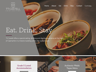 Tŷ Castell Website