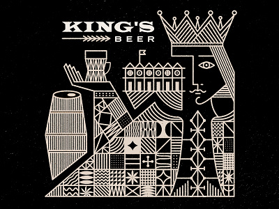 King´s beer. beer club crown king shirt