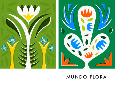 Mundo Flora azambuja flor flora flower flowers illustration martin vector