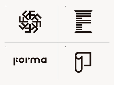 Logos azambuja fabric forma icon lettering logo mark martin tela type vector