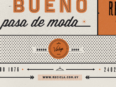 Bueno print vintage