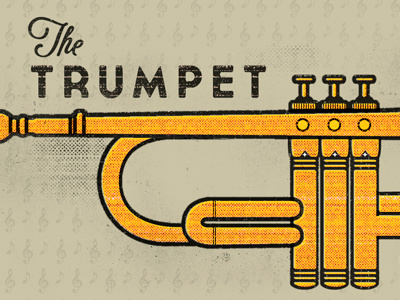Trumpet 2 illustration music trumpet