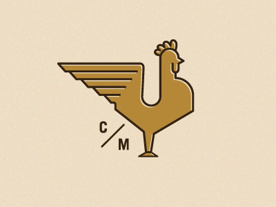 Gallo gallo logo mark rooster
