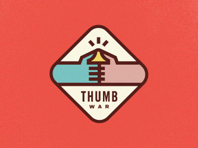 Thumb badge belt finger ring thumb war