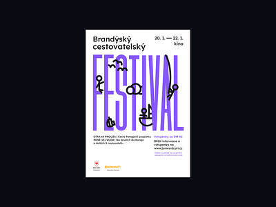 Brandýský cestovatelský festival - Visual Identity & Branding branding design graphic design illustration typography vector