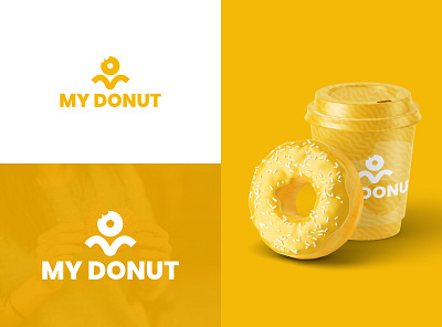 My donut brand design brand brand mark brandbook brandguideline brandidentity branding brandstyleguide corporatebranding graphic design logo logodesign logotype minimalist logo minimalistic