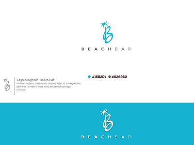 Beach Letter B logo