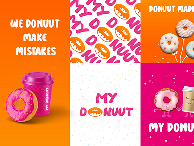 Minimal Brand Mark, My donut Logo