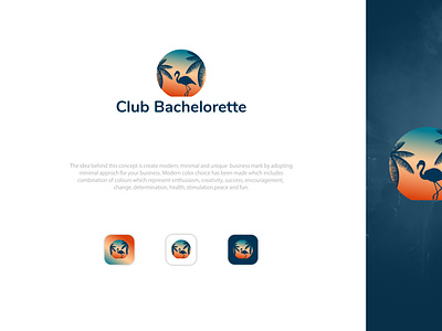 Serene and Sophisticated: A Beach Club Logo for the Modern Era