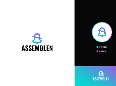 Assemblen Logo Design: A Modern, Sleek Design brand brand mark brandbook branding coding logo design graphic design logo logodesign logotype minimalist logo minimalistic