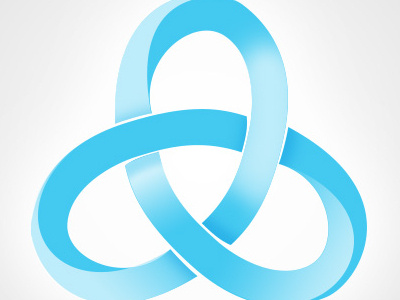Gordian Knot Logo blue celtic curves gordian knot knot logo mobius mobius strip