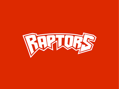 Raptors brand design logo sport