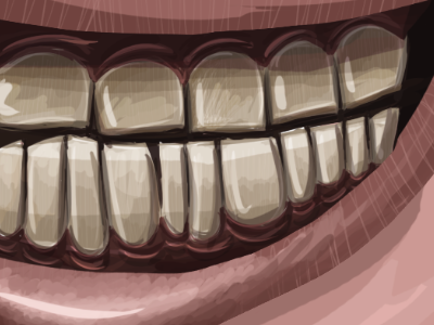 Dientes! art desing digital drawing illustration