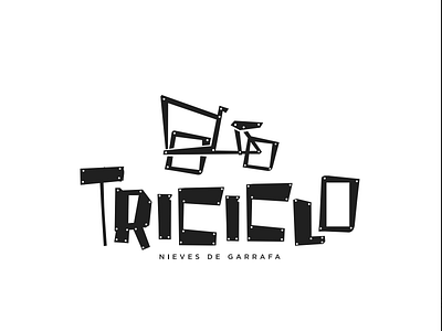 TRICICLO black icecream logo mexican mexico urban