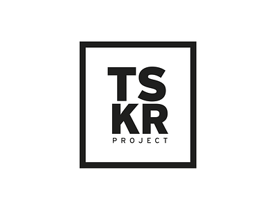 The seeker project black fancy illustrator logo tskr