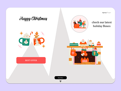 Happy Christmas ... christmas design graphic happy christmas illustration ui ui design ux ux design web design web designer