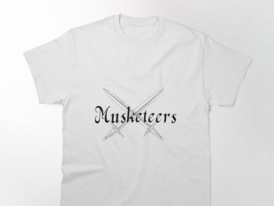 The Three Musketeers Friend T shirt design (Musketeers) best friend shirts halloween matching shirts matching shirts for trios musketeers the three musketeers trio shirts