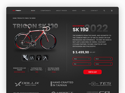 Daily UI 12 - E-commerce Shop bike challenge dailyui design e commerce figma shop ui uiux