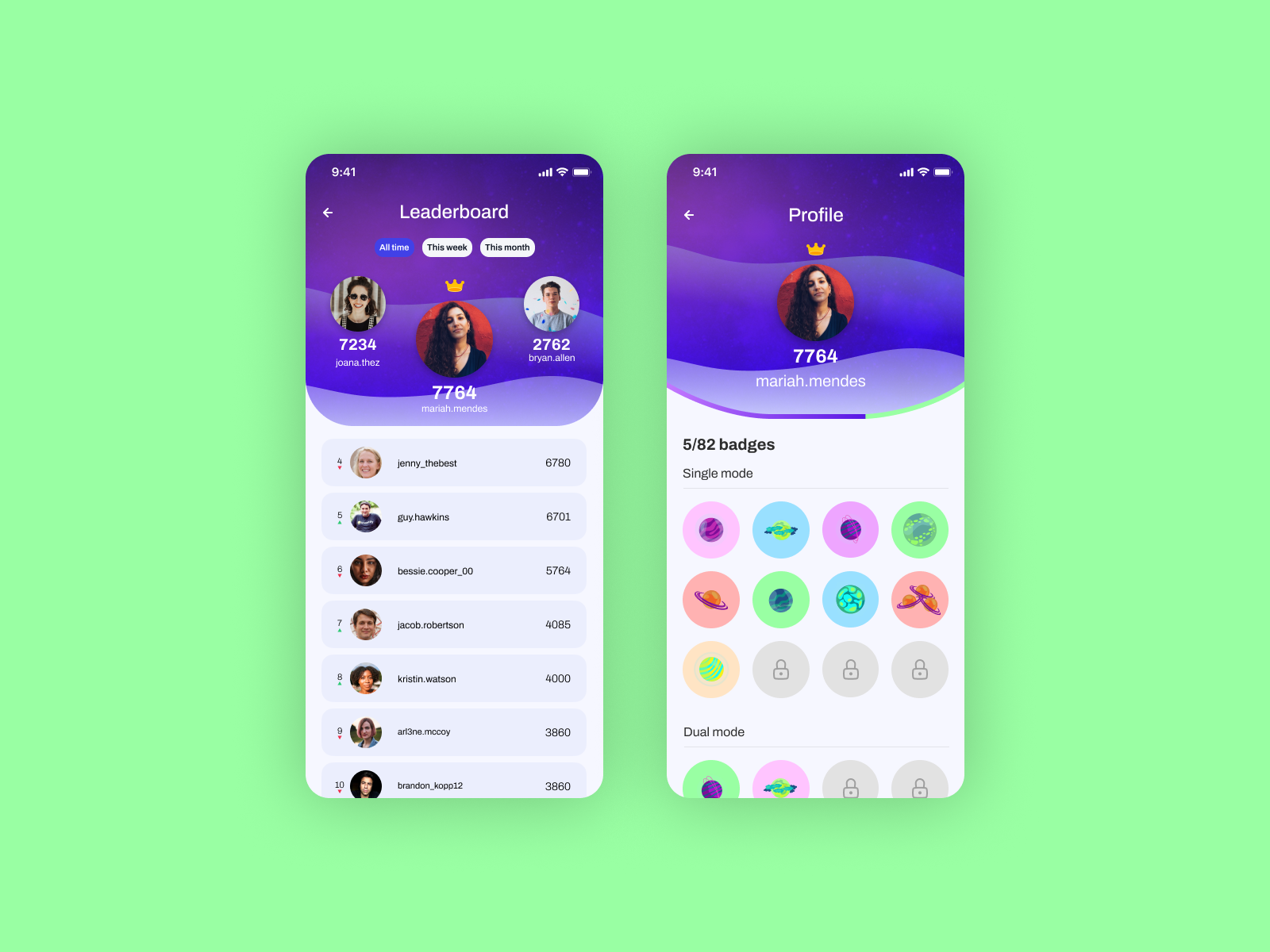 Daily UI 19 - Leaderboard by Leonardo Morrot on Dribbble