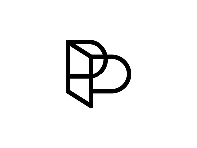 P 36daysoftype branding design graphic graphic design graphicdesign letter line logo logotype mark minimalist minimalistic monogram type typography vector