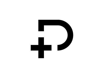 P+ branding design graphic graphic design graphicdesign letter logo logotype mark minimalist minimalistic monogram type typography vector