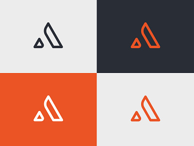 A letter logo a design gaphic graphic design letter line logo logotype minimalist minimalistic type vector