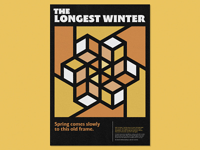 The Longest Winter – Dumb Fun, Poster Design geometric geometric design graphic design music music poster poster poster design retro spring