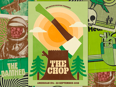 Hop Nation Brewing – GABs Festival Poster Designs print design