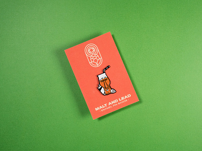 Juice Head – Enamel Pin beer craft beer enamel pin illustration