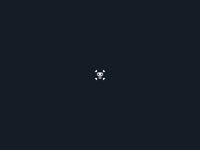 Skull and Crossbones crossbones icon pixel skull ui user interface warning