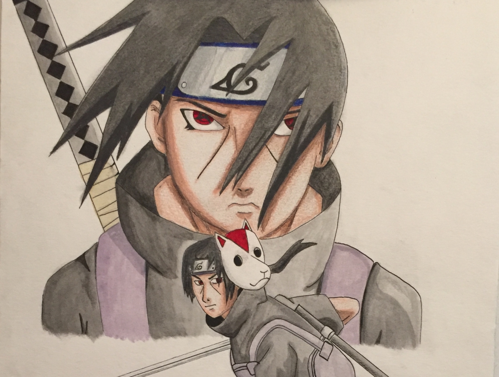 How to Draw Itachi Uchiha  Really Easy Drawing Tutorial  Itachi Anime  drawings for beginners Easy drawings