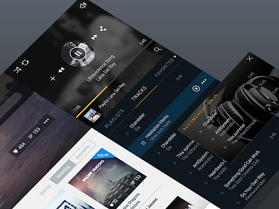 03 cover music player playlist ui web