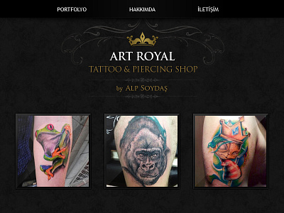Art Royal Tattoo Webdesign royal tattoo shop tattoo shop website
