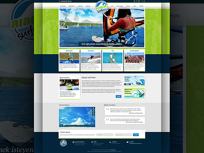 Alacati Surf Point Website & Logo